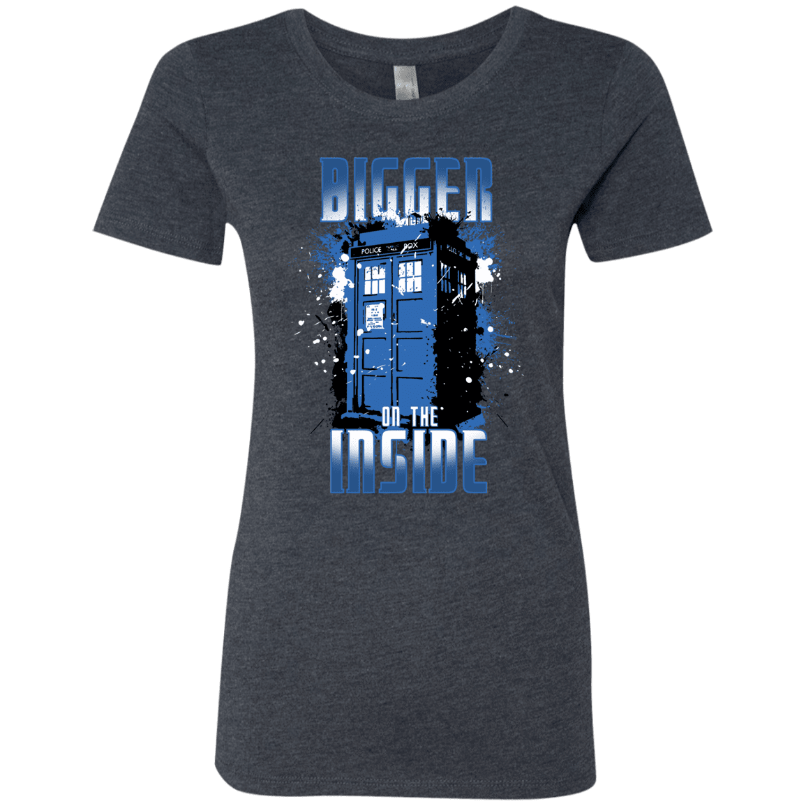 T-Shirts Vintage Navy / S Bigger on the Inside Women's Triblend T-Shirt
