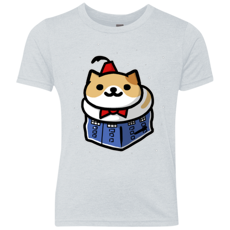 T-Shirts Heather White / YXS Bigger On The Inside Youth Triblend T-Shirt