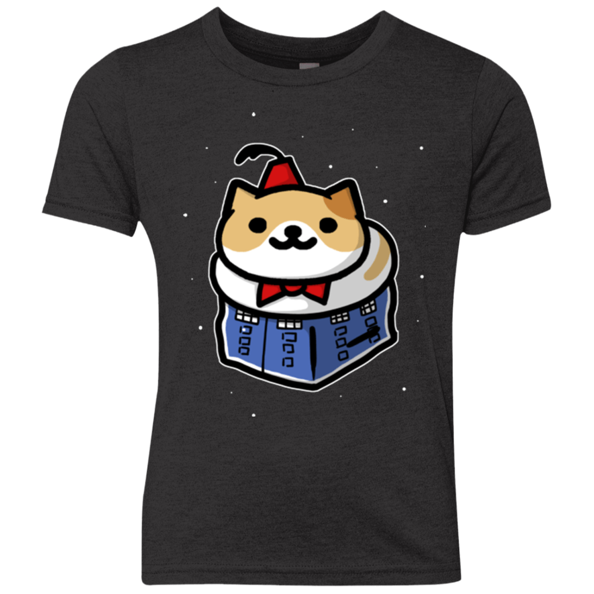 T-Shirts Vintage Black / YXS Bigger On The Inside Youth Triblend T-Shirt