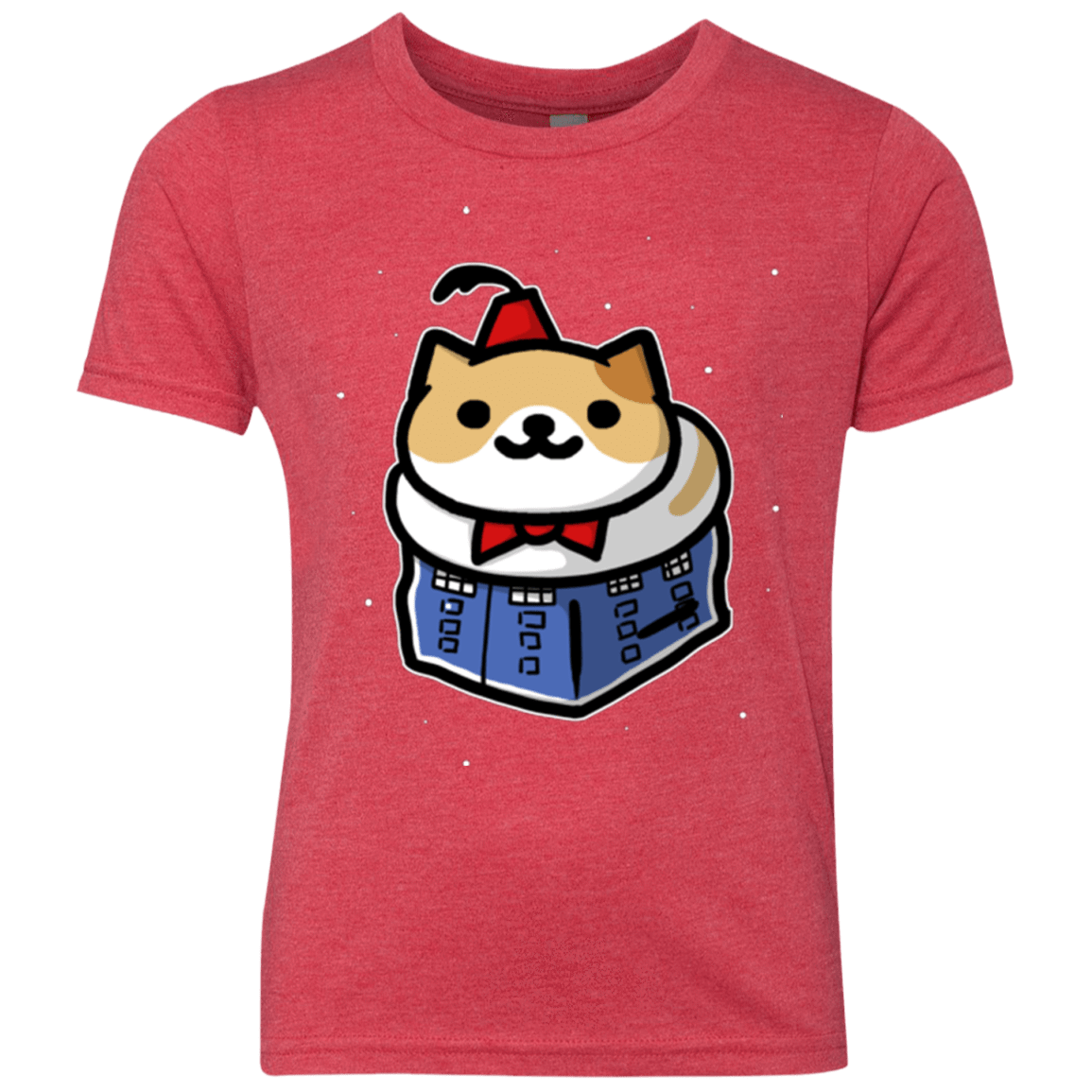 T-Shirts Vintage Red / YXS Bigger On The Inside Youth Triblend T-Shirt