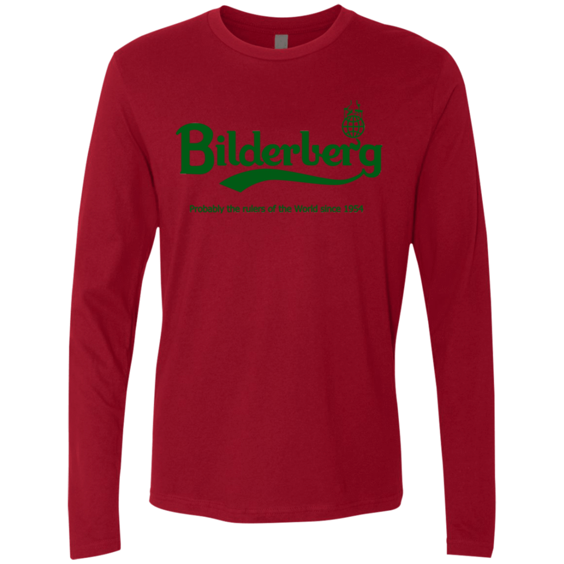 T-Shirts Cardinal / Small Bilderberg Men's Premium Long Sleeve