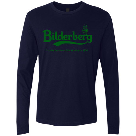 T-Shirts Midnight Navy / Small Bilderberg Men's Premium Long Sleeve