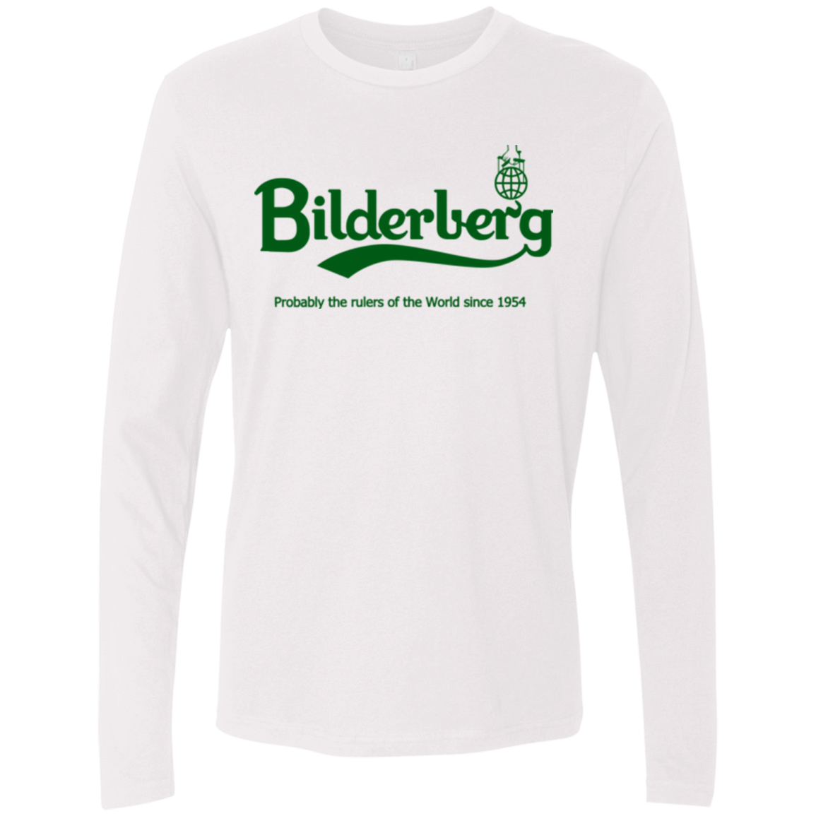 T-Shirts White / Small Bilderberg Men's Premium Long Sleeve