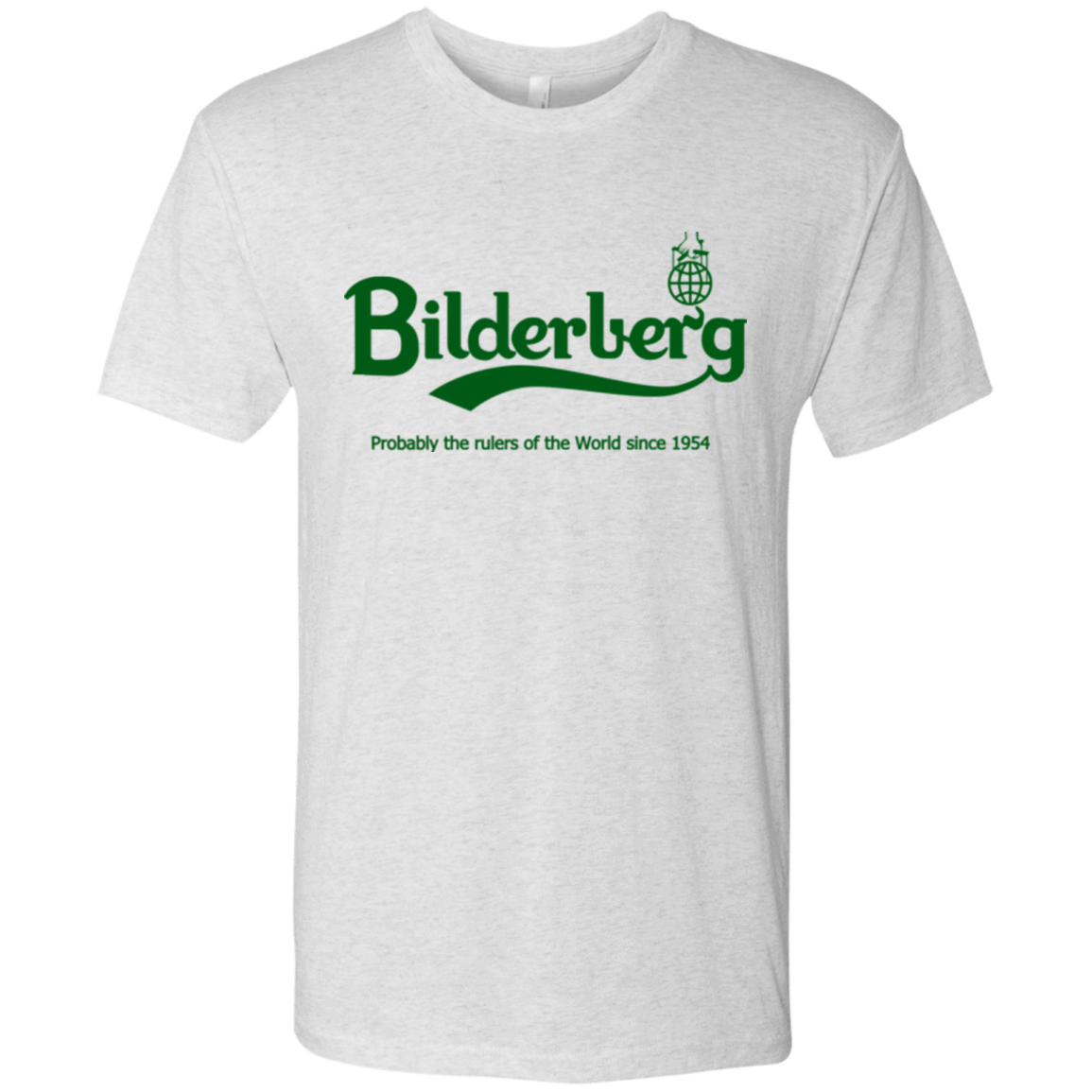 T-Shirts Heather White / Small Bilderberg Men's Triblend T-Shirt