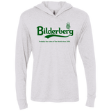 T-Shirts Heather White / X-Small Bilderberg Triblend Long Sleeve Hoodie Tee