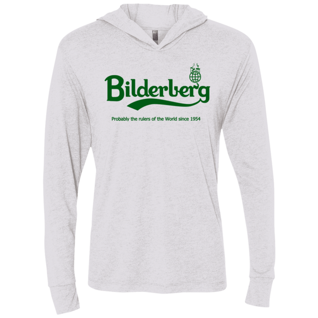 T-Shirts Heather White / X-Small Bilderberg Triblend Long Sleeve Hoodie Tee