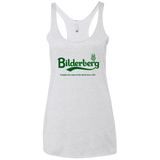 T-Shirts Heather White / X-Small Bilderberg Women's Triblend Racerback Tank