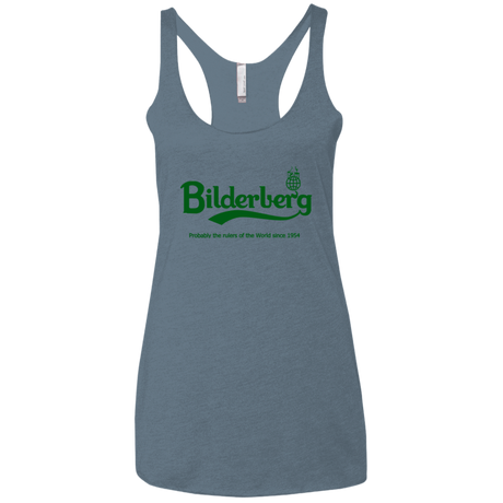 T-Shirts Indigo / X-Small Bilderberg Women's Triblend Racerback Tank