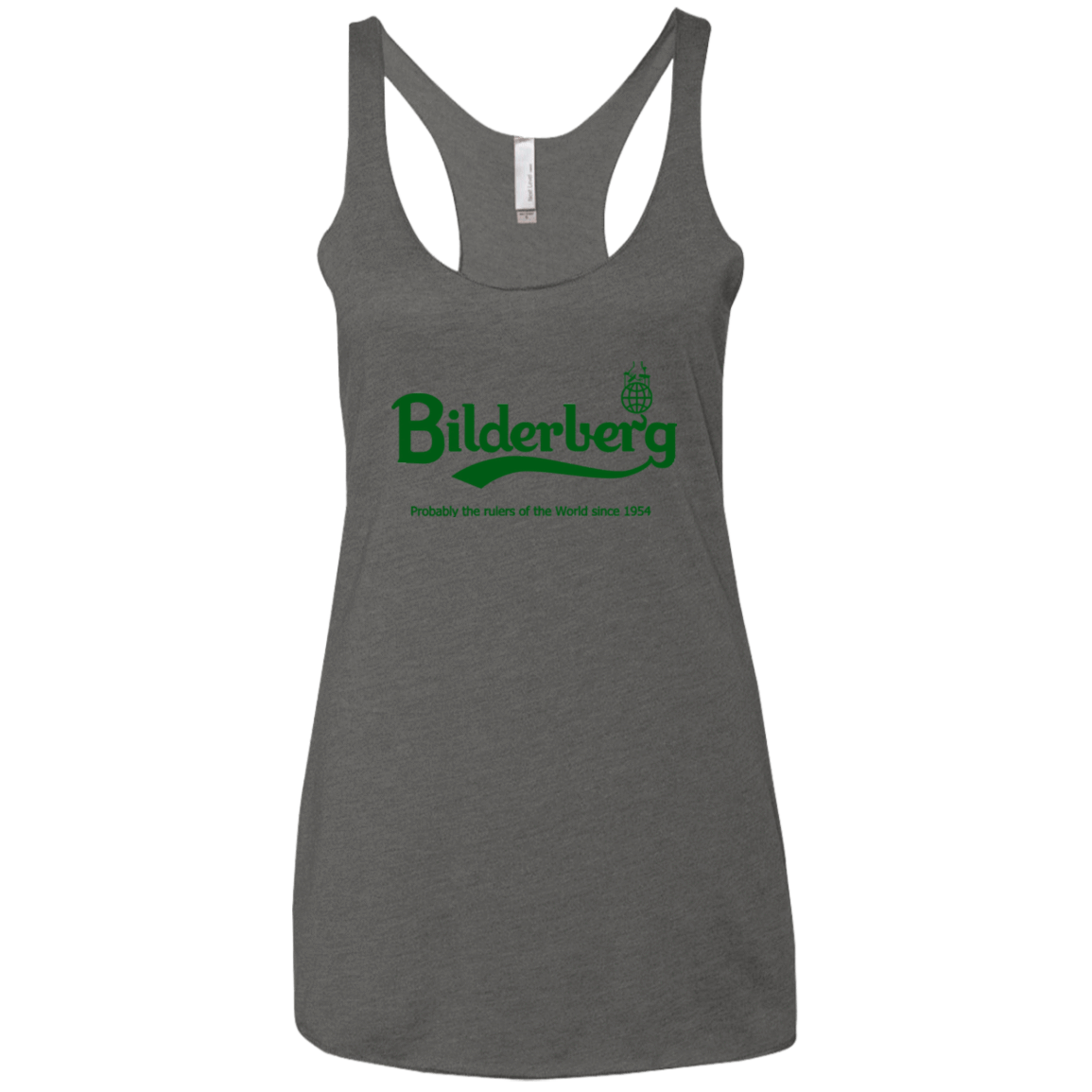 T-Shirts Premium Heather / X-Small Bilderberg Women's Triblend Racerback Tank