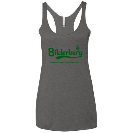 T-Shirts Premium Heather / X-Small Bilderberg Women's Triblend Racerback Tank