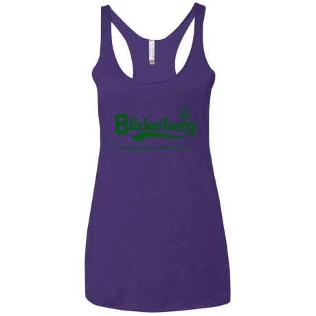 T-Shirts Purple / X-Small Bilderberg Women's Triblend Racerback Tank