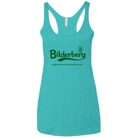 T-Shirts Tahiti Blue / X-Small Bilderberg Women's Triblend Racerback Tank