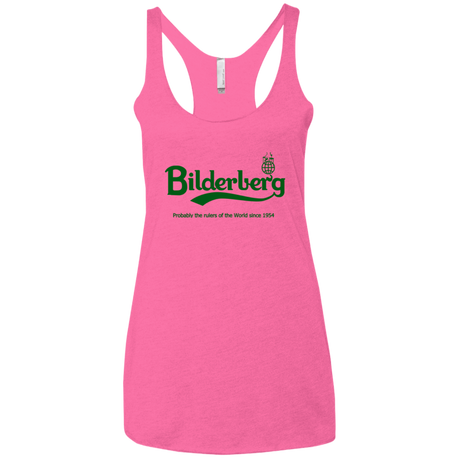 T-Shirts Vintage Pink / X-Small Bilderberg Women's Triblend Racerback Tank
