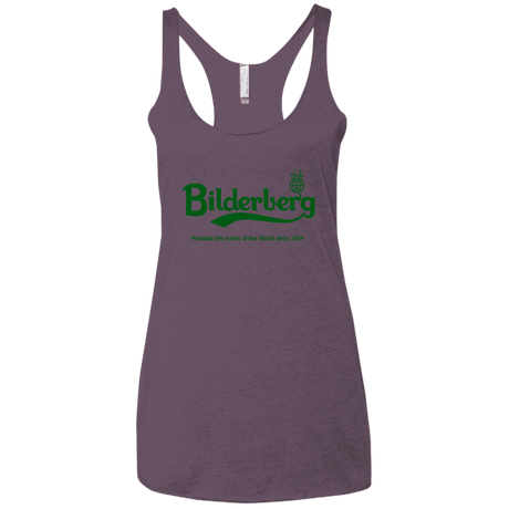T-Shirts Vintage Purple / X-Small Bilderberg Women's Triblend Racerback Tank