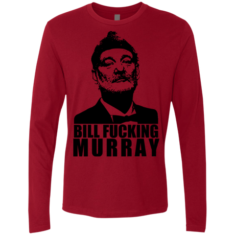 T-Shirts Cardinal / Small Bill fucking murray Men's Premium Long Sleeve
