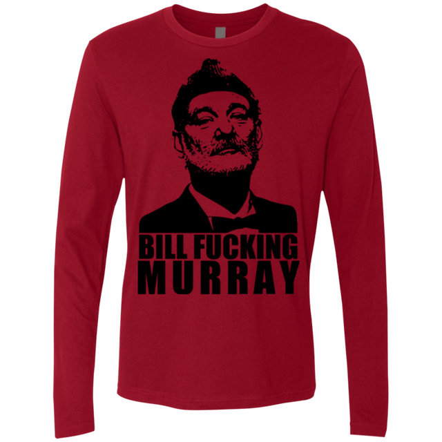 T-Shirts Cardinal / Small Bill fucking murray Men's Premium Long Sleeve