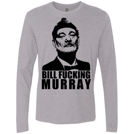 T-Shirts Heather Grey / Small Bill fucking murray Men's Premium Long Sleeve