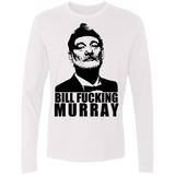 T-Shirts White / Small Bill fucking murray Men's Premium Long Sleeve