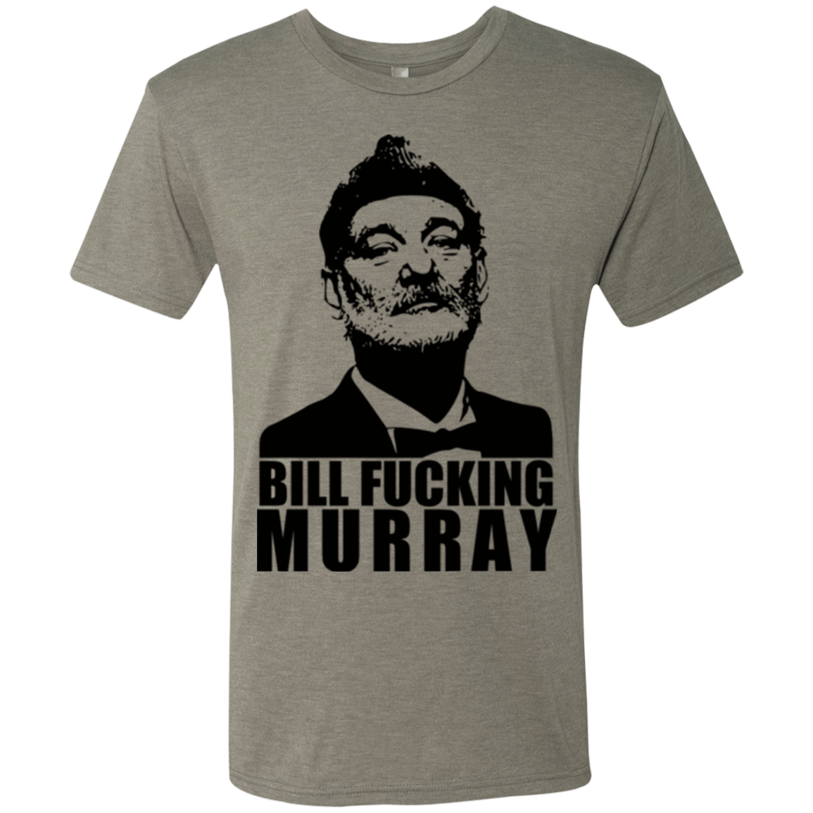 T-Shirts Venetian Grey / Small Bill fucking murray Men's Triblend T-Shirt