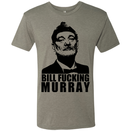 T-Shirts Venetian Grey / Small Bill fucking murray Men's Triblend T-Shirt
