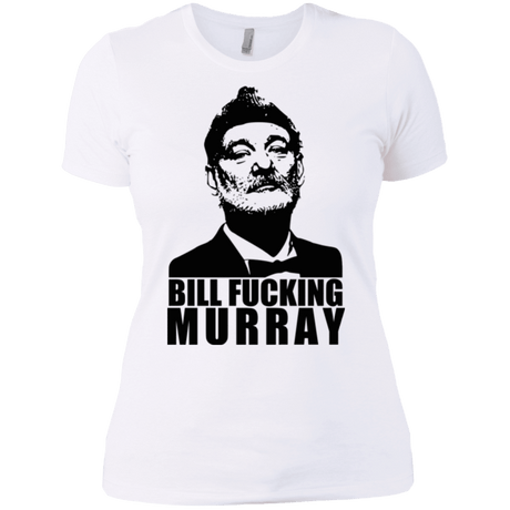 T-Shirts White / X-Small Bill fucking murray Women's Premium T-Shirt