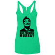 T-Shirts Envy / X-Small Bill fucking murray Women's Triblend Racerback Tank