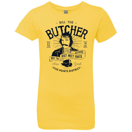 T-Shirts Vibrant Yellow / YXS Bill The Butcher Girls Premium T-Shirt