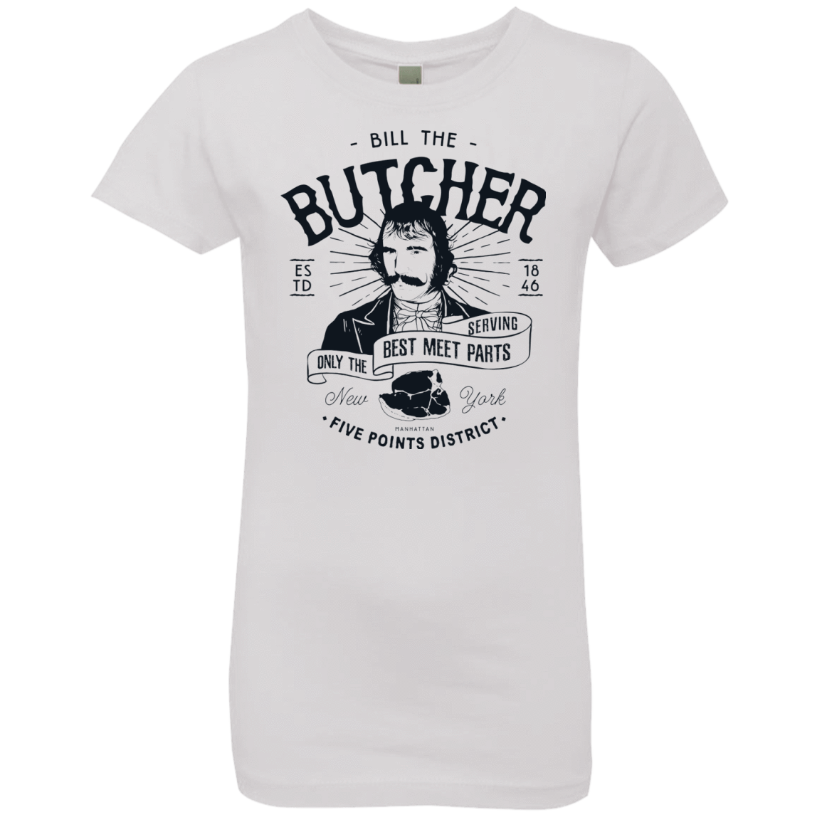 T-Shirts White / YXS Bill The Butcher Girls Premium T-Shirt
