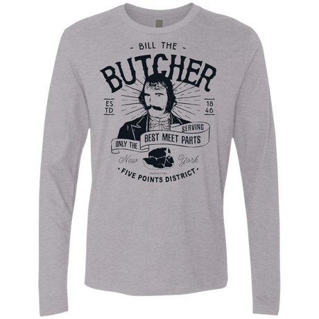 T-Shirts Heather Grey / Small Bill The Butcher Men's Premium Long Sleeve