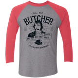 T-Shirts Premium Heather/ Vintage Red / X-Small Bill The Butcher Men's Triblend 3/4 Sleeve