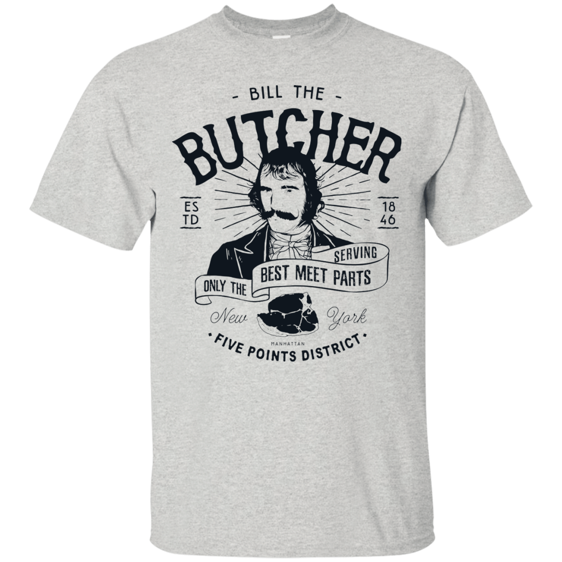 T-Shirts Ash / Small Bill The Butcher T-Shirt