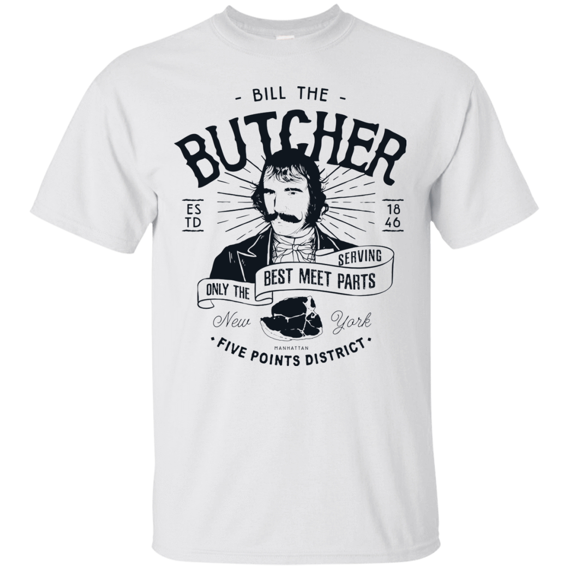 T-Shirts White / Small Bill The Butcher T-Shirt