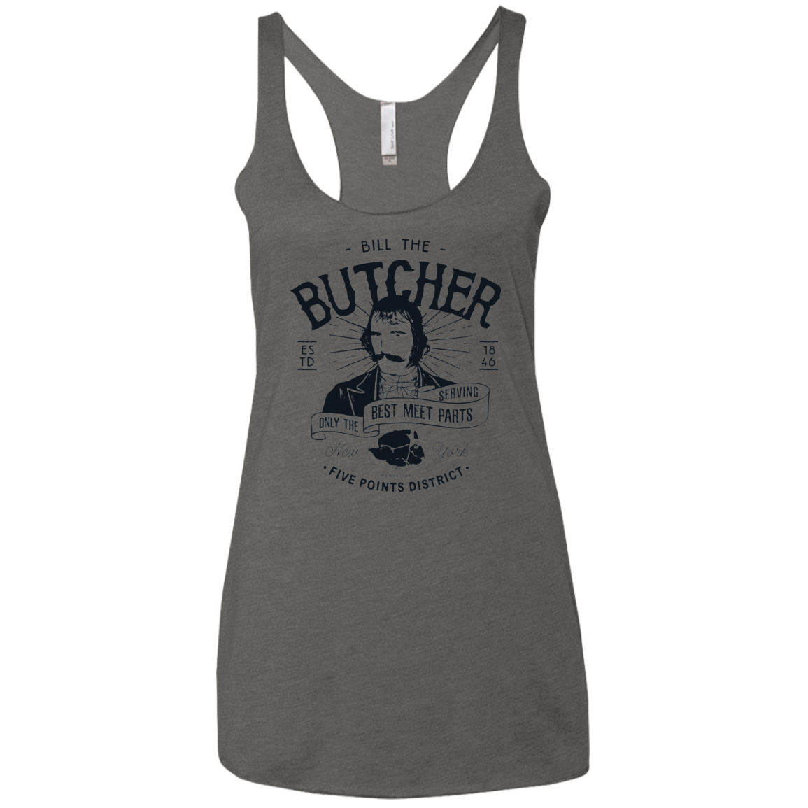 T-Shirts Premium Heather / X-Small Bill The Butcher Women's Triblend Racerback Tank