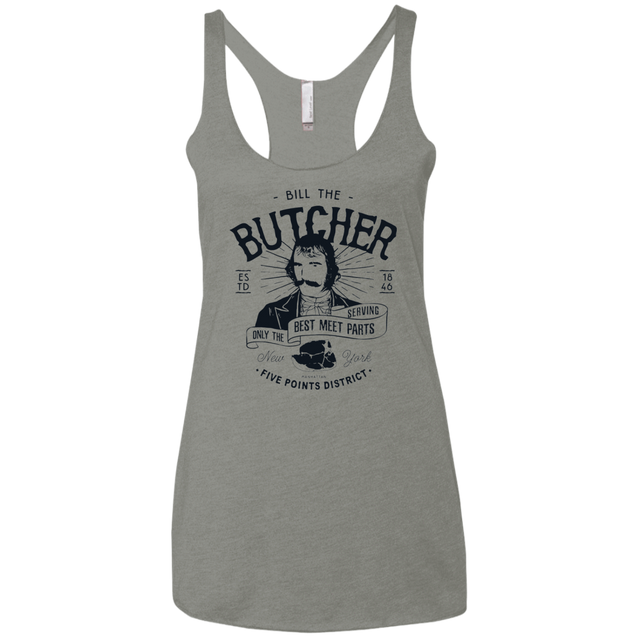 T-Shirts Venetian Grey / X-Small Bill The Butcher Women's Triblend Racerback Tank