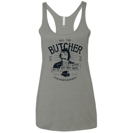 T-Shirts Venetian Grey / X-Small Bill The Butcher Women's Triblend Racerback Tank