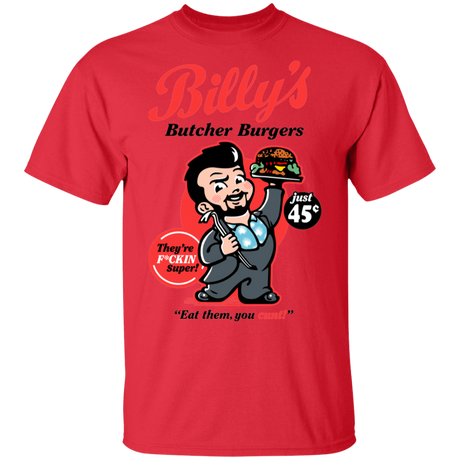 T-Shirts Red / S Billy Butcher Burgers T-Shirt