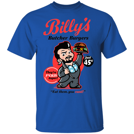 T-Shirts Royal / S Billy Butcher Burgers T-Shirt