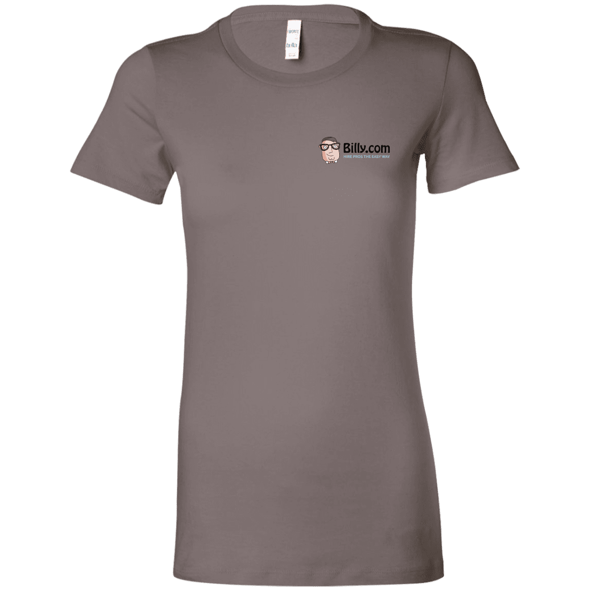 T-Shirts Asphalt / S Billy.com Bella + Canvas Ladies' Favorite T-Shirt