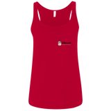 T-Shirts Red / S Billy.com Bella + Canvas Ladies' Relaxed Jersey Tank