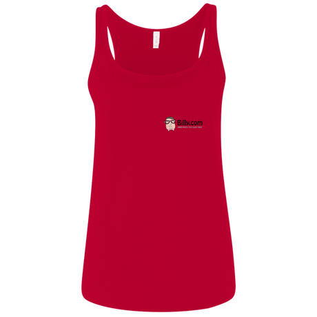 T-Shirts Red / S Billy.com Bella + Canvas Ladies' Relaxed Jersey Tank