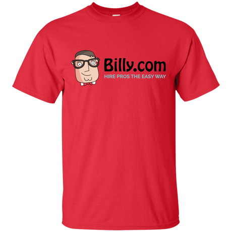 T-Shirts Red / S Billy.com Gildan Ultra Cotton T-Shirt