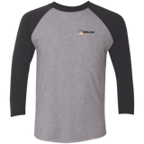 T-Shirts Premium Heather/Vintage Black / X-Small Billy.com Next Level Tri-Blend 3/4 Sleeve Baseball Raglan T-Shirt