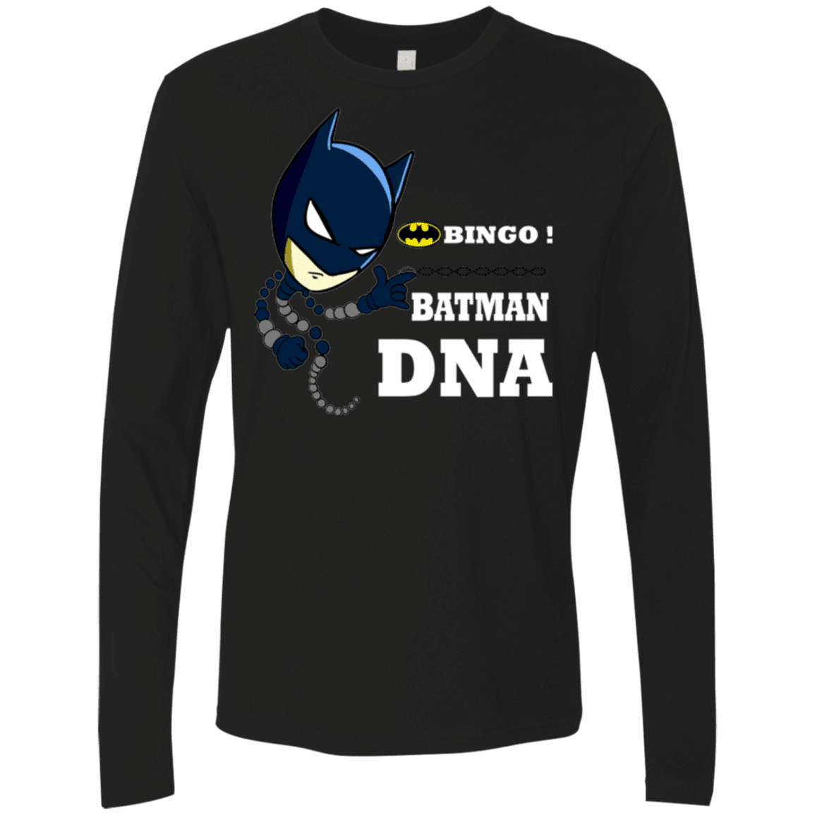 T-Shirts Black / Small Bingo Batman Men's Premium Long Sleeve
