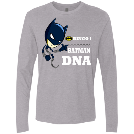 T-Shirts Heather Grey / Small Bingo Batman Men's Premium Long Sleeve
