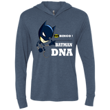 Bingo Batman Triblend Long Sleeve Hoodie Tee