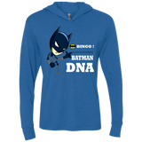 Bingo Batman Triblend Long Sleeve Hoodie Tee