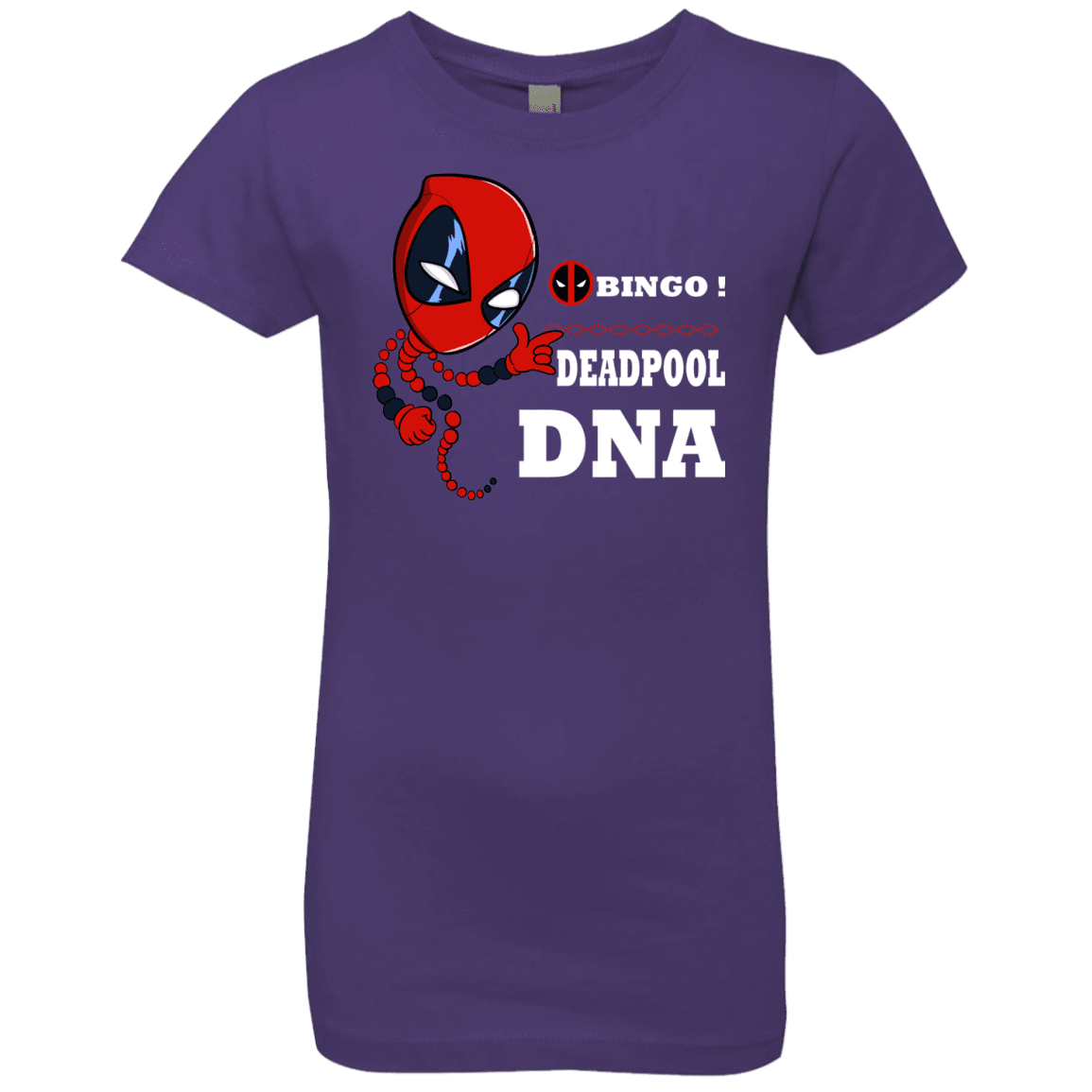 T-Shirts Purple Rush / YXS Bingo Deadpool Girls Premium T-Shirt