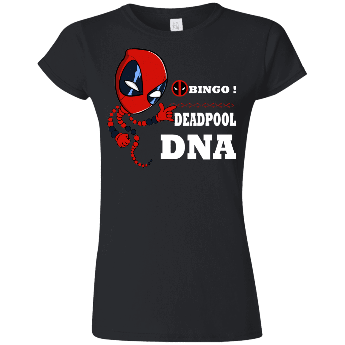 T-Shirts Black / S Bingo Deadpool Junior Slimmer-Fit T-Shirt