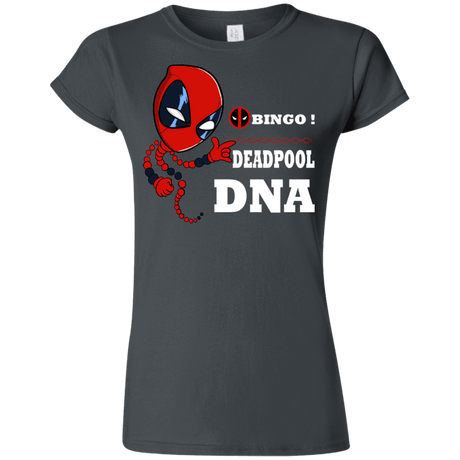 T-Shirts Charcoal / S Bingo Deadpool Junior Slimmer-Fit T-Shirt