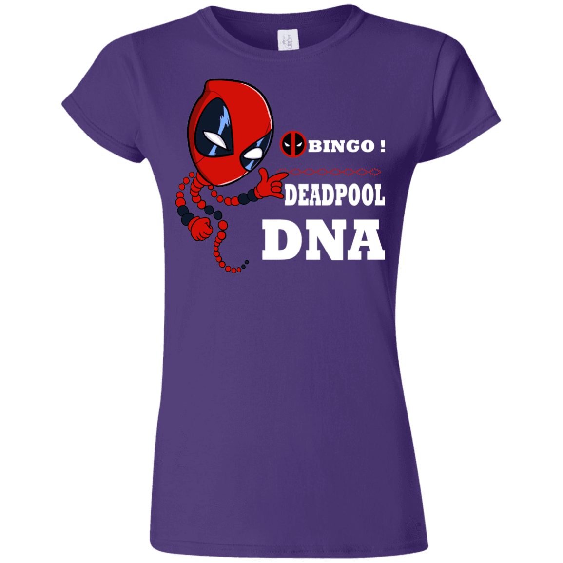 T-Shirts Purple / S Bingo Deadpool Junior Slimmer-Fit T-Shirt